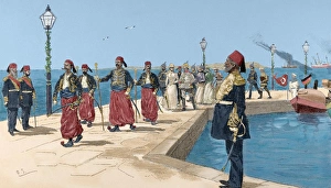 Images Dated 9th February 2014: Travel of the Emperor of Germany, Wilhelm II, to Palestine