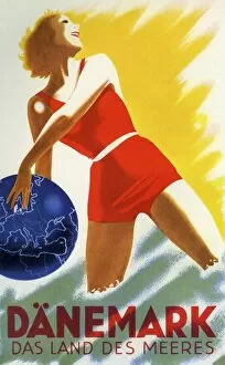 Denmark Collection: Travel poster