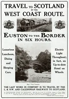 Euston Prints: Travel to Scotland by West Coast route
