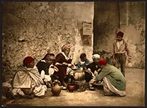 Traveling Prints: A traveling cook, Kairwan, Tunisia