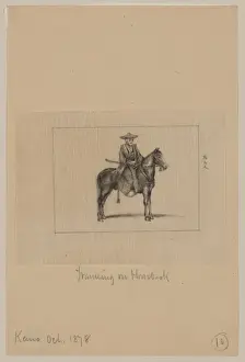 Traveling Prints: Traveling on horseback