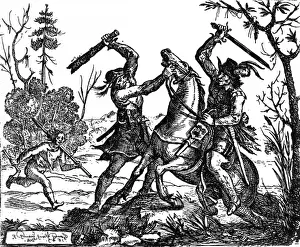 Criminal Prints: Traveller attacked during the Thirty Years War