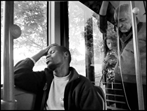 Images Dated 7th June 2016: Travellers on Italian bus