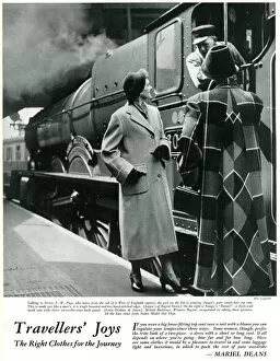 Images Dated 17th July 2019: Travellers Joys, the right clothes for the journey, 1950