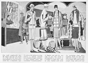 Ensemble Prints: Travelling feminine fashions for a trip to Scotland, 1926