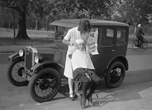 Images Dated 6th September 2012: Travelling Hairdresser