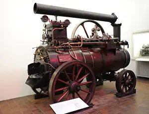 Rudolf Prints: Travelling Steam Lokomobile Maschinenfabrik Rudolf Wolf, Mag