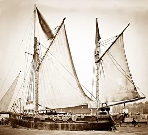 Trawler Prints: Trawler Heroine, Royal Naval Exhibition of 1891 in London