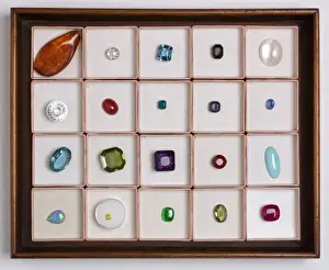 Tray of Precious Gemstone