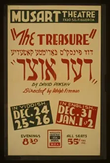 The treasure by David Pinsky, directed by Adolph Freeman