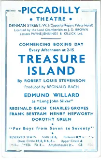 Casts Prints: Treasure Island adapted by James Bernard Fagan