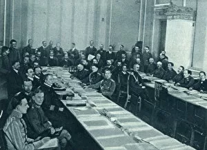Images Dated 14th December 2017: TREATY NEGOTIATIONS 1918