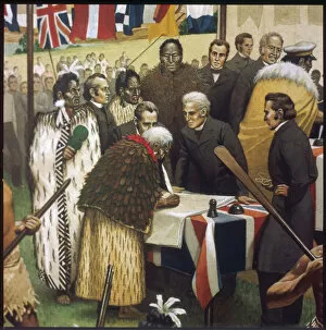 Zealand Collection: Treaty of Waitangi