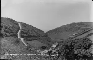 Tintagel Prints: Trebarwith Valley, Near Tintagel