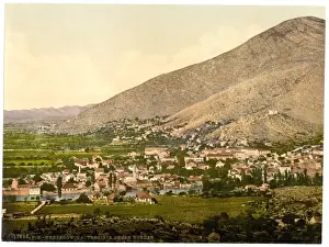 Herzegowina Prints: Trebinjica, general view, Herzegowina, Austro-Hungary