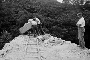 Tregargus China Clay Quarry, St Stephen, Cornwall