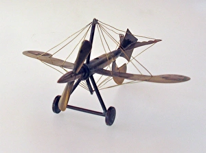 Images Dated 25th March 2011: Trench Art - German Taube shaped monoplane