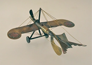 Images Dated 25th March 2011: Trench Art - German Taube shaped monoplane