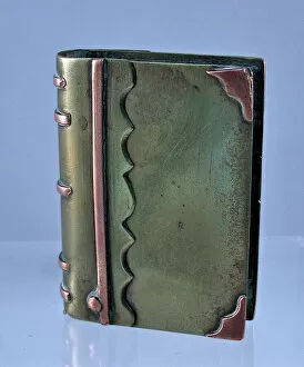 Images Dated 25th January 2012: Trench Art lighter in the shape of a book, WW1