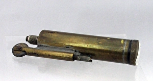 Images Dated 14th February 2012: Trench Art lighter in the shape of a bullet