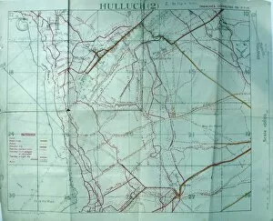 10000 Collection: Trench maps belonging to Sergeant Ernest Blaikley