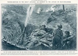 Mortars Prints: Trench Mortars in the Great Advance