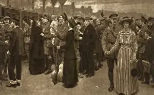 Mobilisation Prints: The Trench train, Victoria station, WW1