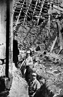 Excavated Prints: Trench through a wrecked house