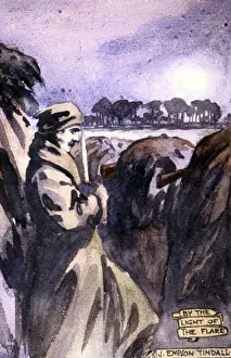 Commanding Collection: Trenches at La Boutillerie, forward of Fleurbaix, WW1