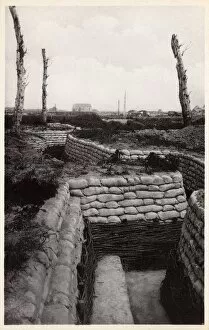Trenches at Nieuport, Belgium