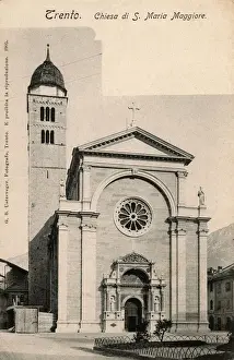 Maggiore Prints: Trento, Italy - S. Maria Maggiore Church