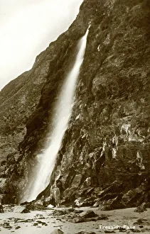 Ceredigion Prints: Tresaith Falls, Cardigan, Wales