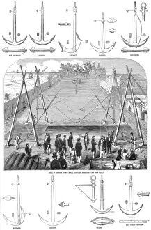 Committee Collection: Trial of Anchors at the Royal Dockyard, Sheerness, July 1852