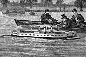 Ambitious Collection: Trial of a Channel Ferry Model on the Serpentine, February 1