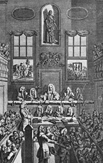 Bailey Prints: Trial of the highwayman at the Old Bailey