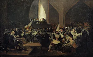 Accused Collection: Trial of the Inquisition, circa 1819. Copy of Eugenio Lucas