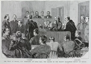 North West Collection: The Trial of Louis Riel, Regina, Canada
