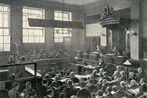 Criminal Prints: Trial in progress at the Old Bailey, London