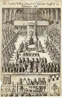 Strafford Prints: Trial of Strafford, 1641