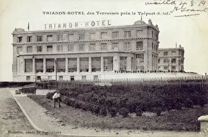 Treport Prints: Trianon Hotel - Le Treport, Northern France