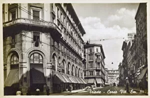 Emanuele Collection: Trieste, Italy - Corso Vittorio Emanuele III