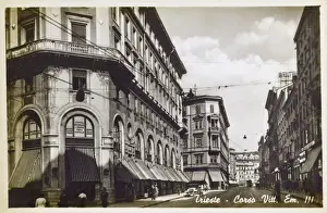 Emanuele Prints: Trieste, Italy - Corso Vittorio Emanuele III
