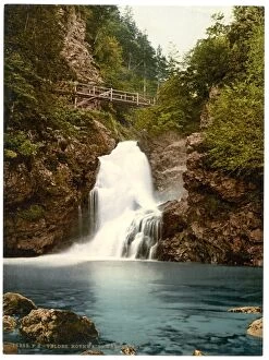 Water Fall Collection: Triglav, Rothwein (i. e. Rotwein), and waterfall, Carniola