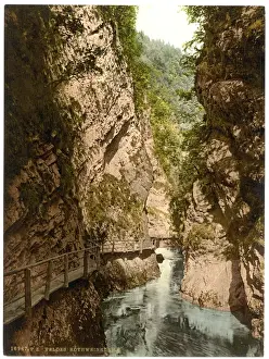 Carniola Prints: Triglav, Rothweinklamm (i. e. Rotwein Klamm), Carniola, Aust
