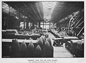 Woolwich Prints: Trimmers Shop, Iron and Steel Foundry, Woolwich Arsenal