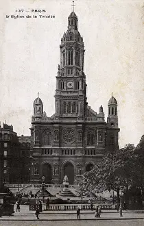 Eglise Prints: Trinity Church (Eglise de la Trinite) - Paris, France