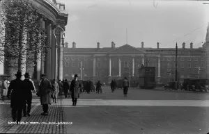 Cobblestone Prints: Trinity College, Dublin in the Early 20th Century