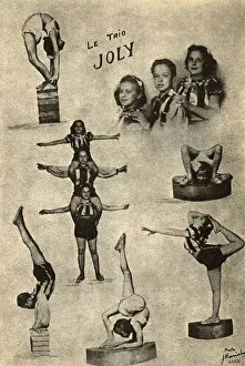 Acrobats Gallery: A Trio of French Child Contortionists and Acrobats