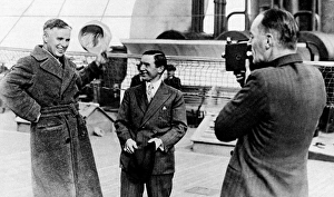 Images Dated 29th October 2015: A trio of stars on board the Mauretania