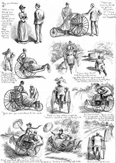 Crashes Collection: A Trip on a Tricycle Chair, 1890